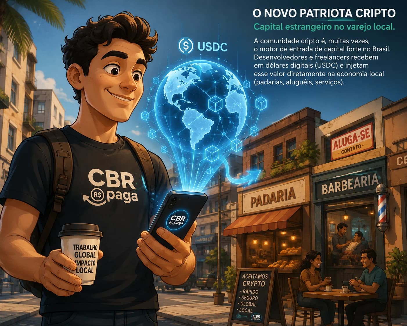 O novo patriota cripto conectando capital global ao varejo local brasileiro.